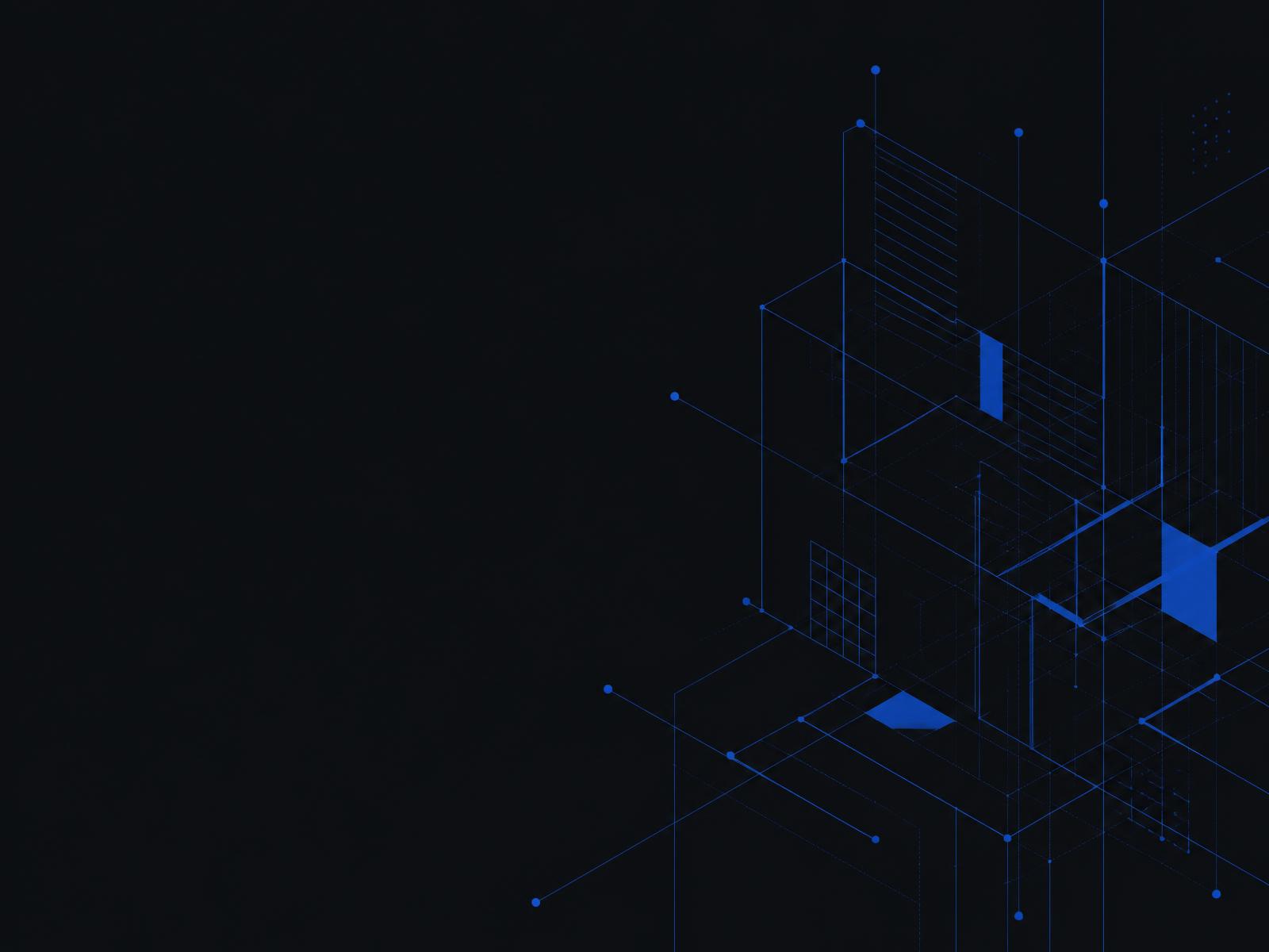 Abstract architectural network of interconnected AI systems